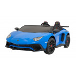 Elektrické autíčko Lamborghini Aventador SV 2x200W 24V - dvojmiestne - modré
